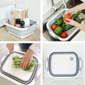 Thớt Thái Kiêm Chậu Rửa Gấp Gọn loại dày tốt hàng cao câp chống gãy vỡ