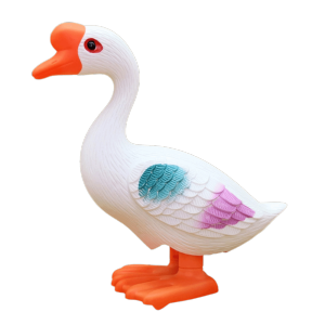 IPIE2 Plastic Material Clockwork Jump Toy Novelty Feature Cute Design Simulation Animal Toy Clockwork Mechanism Jumping Mechanism Jumping Goose Toy Kids Play