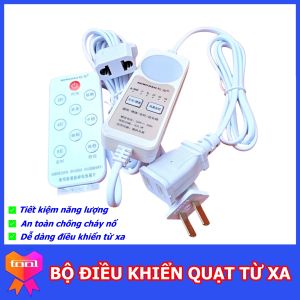 Bộ chuyển đổi quạt cơ thành quạt thông minh có điều khiển từ xa dùng được cho cả quạt trần