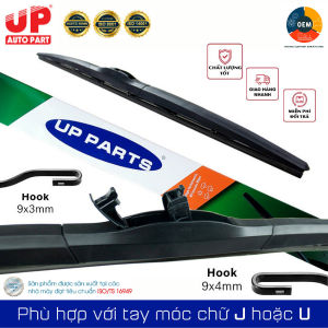 Gạt mưa ô tô HYUNDAI i10 Elantra Sonata Accent i20 SantaFe Tucson Creta - Ba khúc Silicon Luxury - UP PARTS OEM