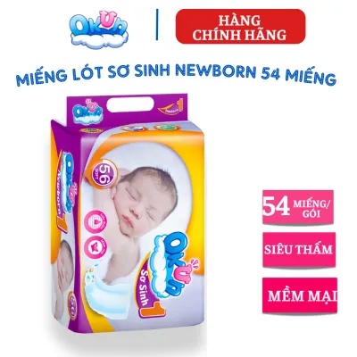 {Hàng chính hãng} Miếng Lót Sơ Sinh OKUN siêu mềm siêu thấm. Miếng lót Newborn 1 chính hãng. Tấm lót sơ sinh.Tã giấy sơ sinh miếng lót sơ sinh dán. Miếng lót NB1 bỉm dán sơ sinh