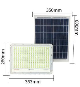 Lampu SOROT Solar 100W 300w 200wTenaga Surya Cell Panel 2in1 komplit tenaga matahari papan besar