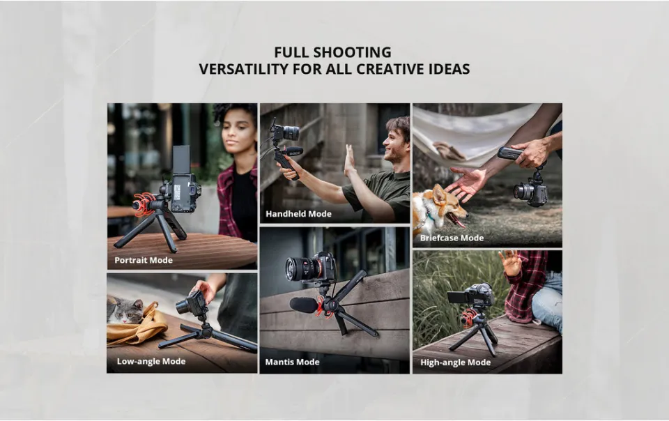 PGYTECH MANTISPOD 2.0 Mini Camera & Cell Phone Vlogging Tripod | 6