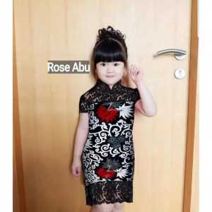 9 Shop Dress Batik Brukat Anak Dress Claire Dress Pesta Kondangan Untuk Anak Usia 3-5 Tahun Brukat Halus Batik Pesta Party Kondangan Brokat 17agustus Acara Kondangan Midi