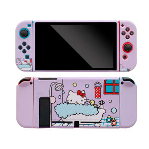 Case For Nintendo Switch /Switch OLED/Switch Lite Soft TPU Split Protective Case Cover Cartoon Kitty Anti-Scratch Casing Nintendo Switch/Switch OLED/Switch Lite Case