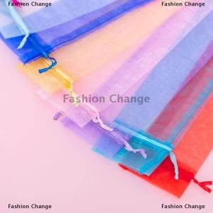 [COD] Fashion Change 20pcs Folding Hand Fan Pouch Drawstring Organza Bags Folding Fan Pocket Bag For Outdoor Wedding Party Favor Gift Bags