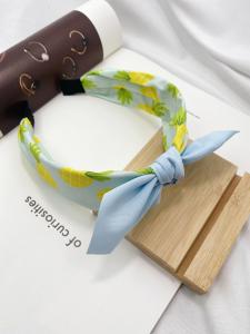 Cute Baby Girls Korean Princess Bow Ribbon Hair Headband Colorful Non-slip Fashion Hair Accessories