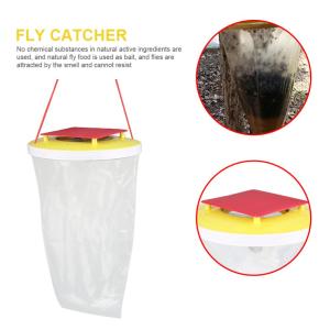 Flies Catcher Hanging Fly Wasp Insect Killer Non Flycatcher Bag with Bait for Parks/Canteens/Restaurants/Farms Outdoor
