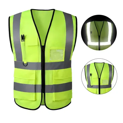 Melo home Reflective Safety Vest for motorcycle High Visibility Night Work Security Workwear