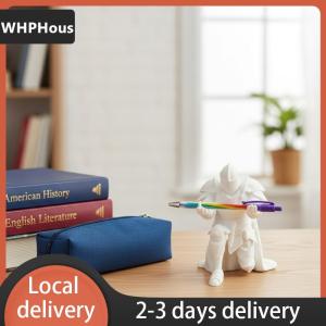 [COD] WHPHous Ship within 24 hours Creative Resin Knight Pen Holder Stand Medieval Tabletop Decor  Style Desk Organizer for Office School Gifts