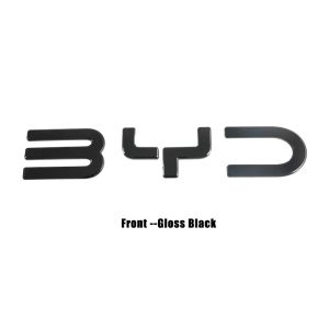 sapid Front Badge Letter Sticker Black Logo For BYD Shark 6 Decorative Sticker 3D Sticker Cover Accessories Tools Q9P6Z