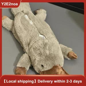 【Y2E2noa】 Cute Platypus Pencil Case Cosmetic Bag Plush Pen Pouch Large Capacity Storage Bag School Supplies Stationery Box Desktop Storage Bag