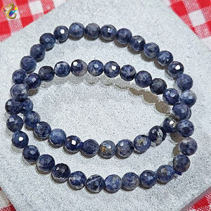 Premium Grade Faceted Blue Sapphire Bracelet