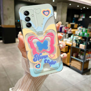 เคสโทรศัพท์สำหรับ Samsung A56 A36 A16 A06ดีไซน์กระเป๋าเก็บบัตรซิลิโคนแบบนุ่มดาวสวยฝาครอบโทรศัพท์5G A56เคสสำหรับ Galaxy