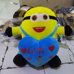 BONEKA MINION GRATIS UKIR NAMA size XL