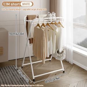 JIN SHENG Foldable clothes drying rack floor-standing laundry rack clothes drying rack