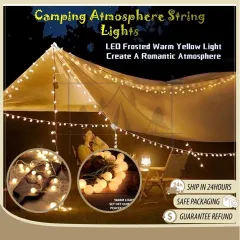 Camping 4mm Reflective Rope Flysheet Tarp Tent Paracord Rope