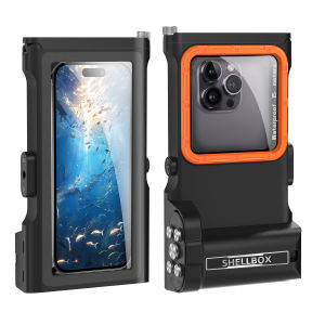 ZUZG Professional Waterproof Diving Case for Snorkeling 15M/50FT Underwater Photo & Video Protective Housings with Lanyard for iPhone 16/15/14/13/12/11 Pro Max/XR/XS/X Series Samsung Galaxy S24/S23/S22/S21 etc.