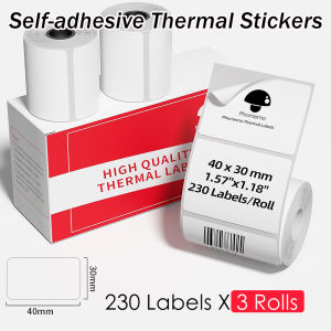 Máy in nhiệt mini cầm tay bluetooth Phomemo M110 tương thích với điện thoại và máy tính cho in tem mã vạch nhãn dán logo sticker