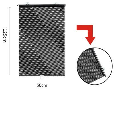 Sunshade Blackout Curtain Roller Blind With Suction Cups For Windows And Car