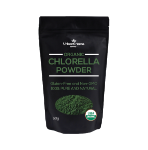 Organic Chlorella Powder USDA Certified Organic Superfood 100% Pure and Natural No Additives or Preservatives