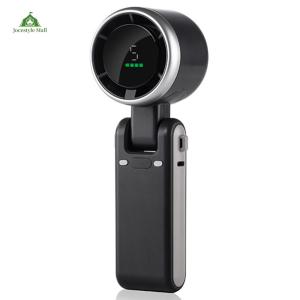 [Jocestyle Mall]3600 MAh Handheld Turbo Fan Digital Display Portable Hanging Neck Fan Adjustable Mini Foldable Hand Fan for Indoor Home