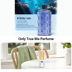 FYBEE Automatic Aroma Diffuser Humidifiers Automatic Aroma Sprayer Digital Display Aromatherapy Machine Rechargeable Wall Mounted Essential Oil Dispenser Room Fragrance Machine