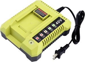 Elefly OP401 Compatible with Ryobi 40V Battery Charger OP404 OP406A Compatible with Ryobi 40V Lithium Battery OP4040 OP4060A OP4050A OP40602