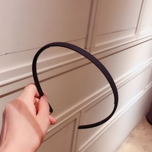 ความงามของเกาหลี Scrunchie แฟชั่นใหม่ลูกอมสีบางขอบผมวงสีที่บริสุทธิ์ล้างคาดศีรษะกิ๊บ H Eadwear