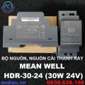 Bộ nguồn 24V, Nguồn cài thanh ray 24VDC, Mean Well HDR-15-24 HDR-30-24 HDR-60-24, 24V 0.5A, 24V 1.5A, 24V 2.5A. 