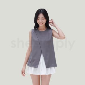 Blouse Top Wanita Bahan Katun Adem