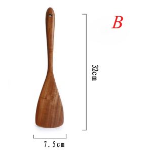 QUA Skimmer Handmade Long Handle Cooking Colander Kitchen Utensils Scoop Spoon Soup Spoon Spatula