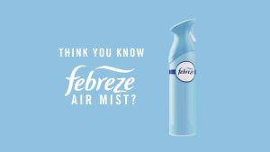 Febreze Air Mist Air Freshener Spray Odor-Fighting Room Spray Air Fresheners for Home and Bathroom and Kitchen Aerosol Can HDOdor Fighter Scent 8.8oz 3 Count