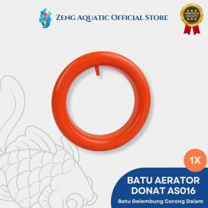 Batu Aerator Donat 5 inch Airstone Ring Bulat Pipih Gelembung Halus Aquarium Kolam by Zeng Aquatic
