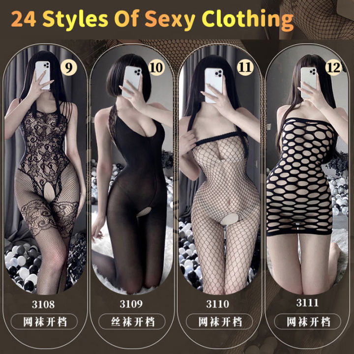 sex sexy clothes Sexy Lingerie Sleepwear Mesh Women's One-piece Dress Underwear Nightwear  Clothes main image 1