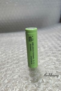 Pin sạc 14500 Li-ion đầu bằng 500mAh 3.7V dùng cho xe đồ chơi quạt sạc đèn pin
