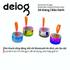 Loa bluetooth mini SU-73 âm thanh mạnh mẽ pin bền lâu thiết kế nhỏ gọn tiện dụng kết nối ổn định phù hợp giải trí và làm việc hằng ngày