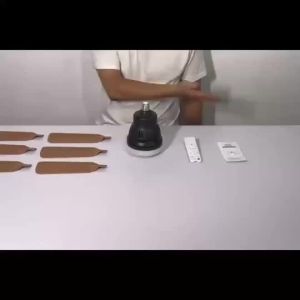 Ceiling Fan Ceiling Light With Wood Color Fan 5 blades Electric Wall Fan Socket Chandelier Fan