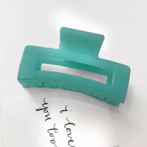 【Korean Original】Big Hair Claw Clips Solid Color Hair Clamp for Women Adult Stylish Elegant Barrettes for All Hair Types