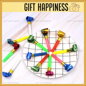 Party Blowout Whistle Toy (7.5cm) – Fun Kids Birthday Toy | Fine Motor Skills Toy |Birthday Party Goodies|Gift Happiness