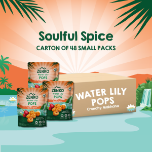 Zenko Superfoods - Water Lily Pops - Spicy (Healthy Snack) [48-PACK]
