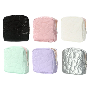 Candy Colored Lovely Storage Pouches Decoration for Organizing Small Items With Sturdy Water Resistant PU Materials