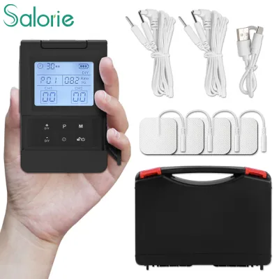 Salorie สิบ7000/7500เครื่องดิจิตอลหน่วยชาร์จ EMS ไฟฟ้าเครื่องบำบัดกล้ามเนื้อกระตุ้นกายภาพบำบัดเครื่องนวดชีพจรนวดหน้าท้องปรับได้