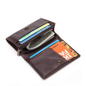 Royal Bagger Men Small Wallet Handmade Genuine Cow Leather Mens Coin Purse Card Holder Wallets Vintage Fashion