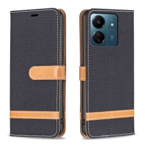 Phone Case For Xiaomi Redmi 13C 12C 12 / Redmi A2 A1 Plus / Redmi 10 10A 10C / Redmi 9T 9 9A 9C Magnetic Denim Leather Wallet Card Slot Flip Cover Casing