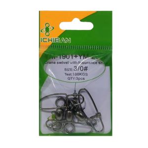 ICHIBAN CRANE SWIVEL WITH INSURANCE SNAP (YM-1901+YM-2006)