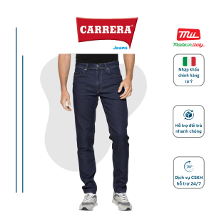 Quần Jeans Nam Carrera Jeans Túi Ẩn Chất Vải Cao Cấp Màu Xanh Đậm Phong Cách Công Sở - Nhập Khẩu Chính Hãng Từ Ý - T707M0900A_100