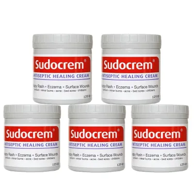 ♀ลอทใหม่ Sudocrem ของแท้ ซูโดครีม กระปุกใหญ่125g. สกินแคร์ครีม ครีมทาก้นเด็ก ครีมทาผื่นผ้าอ้อม ซูโด ผื่น♩ เนเชอรัล แคร์ ครีม ครีมทาผิว แพ้คัน ผื่นคัน