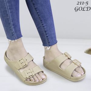Sandal Wanita Karet Lembut  Import    W211-5  Sandal Import  Wanita Kasual  Karet Sandal Kekinian Import