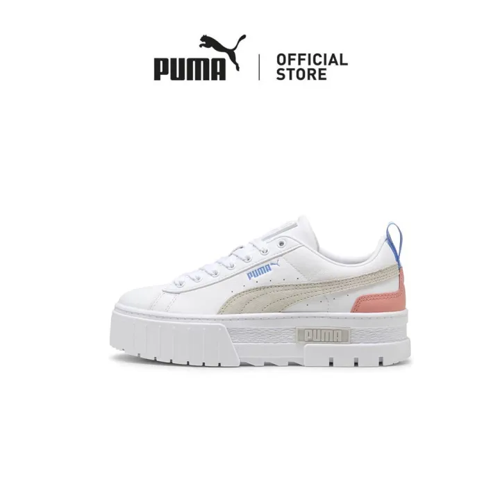PUMA Mayze Leather Women's Sneakers (White) Lazada PH